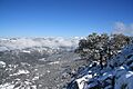 Arroyo Frío, nevado.