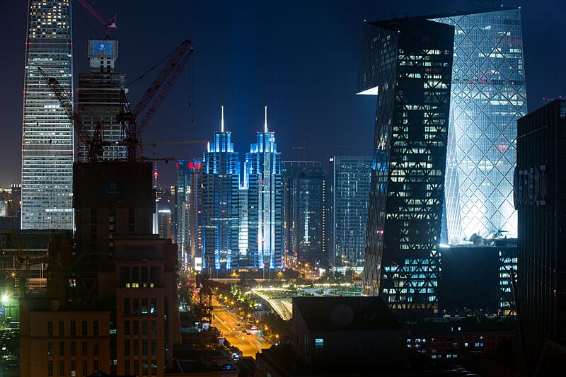 Beijing CBD 2015 September (night)