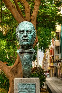 Archivo:Bravo Murillo-busto Las Palmas de Gran Canaria