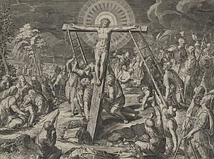 Archivo:CRUCIFIXION (1587) AEGIDIUS SADELER II