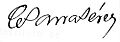 Caracciolo Parra Pérez signature
