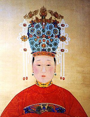 Archivo:Chinese Ming Dynasty Empress Xiaojingxian