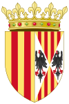 Coat of Arms of Eleanor of Sicily, Queen of Aragon.svg