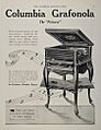 Columbia Grafonola 1912SAP ad