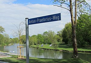 Archivo:Einweihung Anton Praetorius Weg Lippstadt 7. Mai 2015 Gruener Winkel
