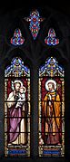 Enniscorthy St. Aidan's Cathedral East Aisle Fifth Window Saints Joseph and Aidan 2009 09 28