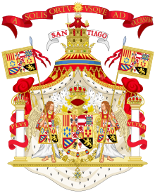 Archivo:Full Ornamented Royal Coat of Arms of Spain (1761-1868 and 1874-1931)