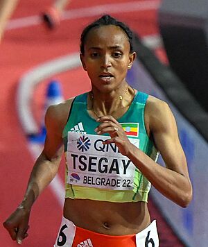 Archivo:Gudaf Tsegay at Belgrade 2022 (cropped)