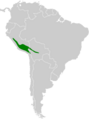 Idiopsar speculifer map