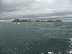 Isla Magdalena, en el centro del Estrecho de Magallanes, sur de Chile