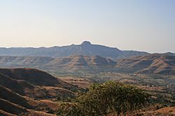Archivo:Kille Rajgad from Pabe Ghat