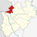 Locator map BOR in North Rhine-Westphalia