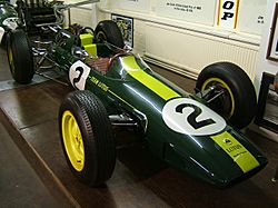 Archivo:Lotus 25 Jim Clark Donington