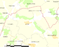 Map commune FR insee code 80043