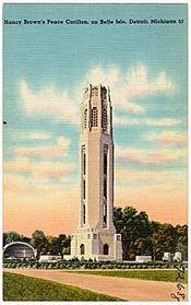 Archivo:Nancy Brown's Peace Carillon, on Belle Isle, Detroit, Michigan (72688)