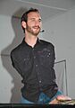 Nick Vujicic speaking in a church in Ehringshausen, Germany - 20110401-02
