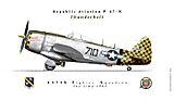 P47N 437th Fighter Squadron Iwo Jima 1945