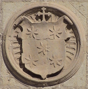 Archivo:Palacio Arzobispal de Alcalá de Henares (RPS 01-09-2007) escudo de Alonso de Fonseca y Ulloa