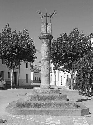 Archivo:Rollo jurisdiccional de Saucedilla (sigl. XVII)