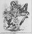 Satterfield cartoon about constant revolutions in the Dominican Republic