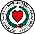 Seal of Worcester, Massachusetts