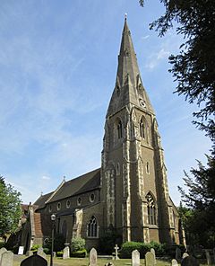 St James's Church, Church Street, Weybridge (NHLE Code 1188363) (June 2015) (5).JPG