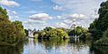 St James's Park Lake – East from the Blue Bridge - 2012-10-06