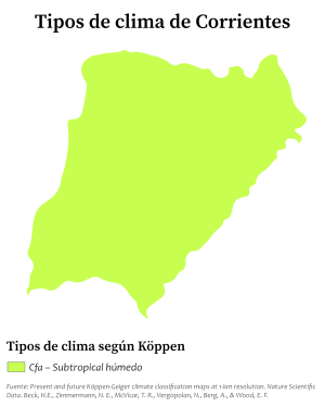 Archivo:Tipos de clima de Corrientes (Köppen)