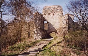 Archivo:Wigmore Castle Ruins