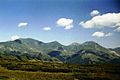 Šar Mountains, view from the Republic of Macedonia
