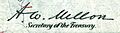 Andrew William Mellon (Engraved Signature)