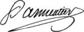 Antoine Parmentier signature