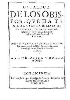 Archivo:Asiain, Catálogo, Rojas y Sandoval, 1614