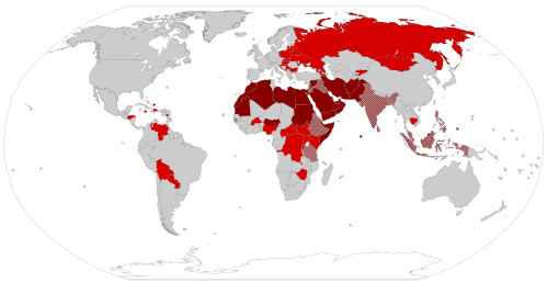 Archivo:Bans on same-sex unions by country