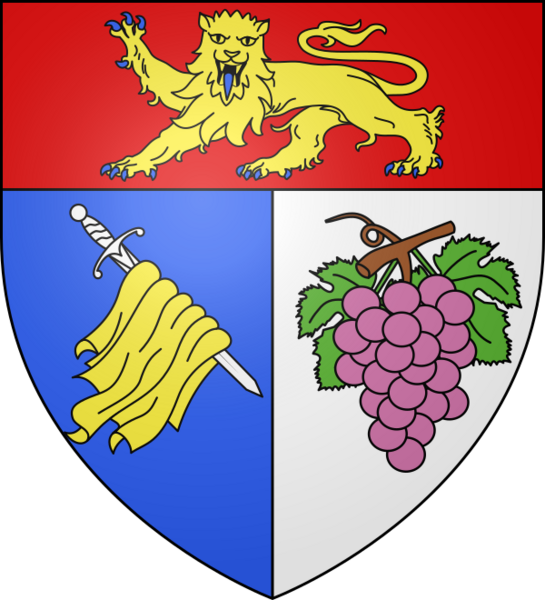 Blason ville fr Lugaignac (Gironde)