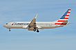 Boeing 737-823 de American Airlines llegando desde Chicago al aeropuerto McCarran en 20116.