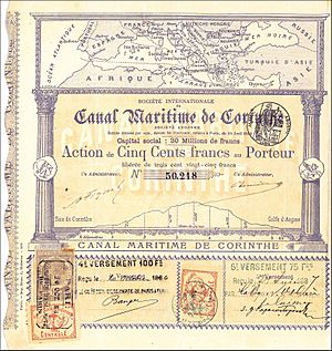 Archivo:Canal Maritime de Corinthe 1882