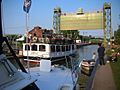 Canal tour boat