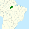 Capito brunneipectus map