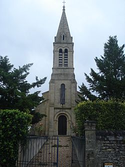 Caplong (Gironde, Fr), tour de l'église.JPG