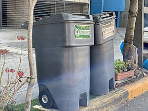 Archivo:Contenedor de Basura 2 ruedas color gris