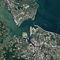 Core of Hampton Roads by Sentinel-2