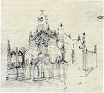 Archivo:Dibuix de Gaudí per la façana de Misericòrdia