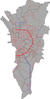 EDSA route map.svg