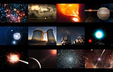 Astronomical photomontage