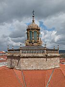 Exterior da cúpula da igrexa do mosteiro de San Salvador de Celanova, Galiza