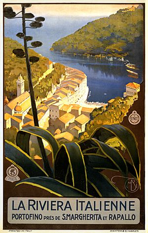 Archivo:Flickr - …trialsanderrors - La Riviera italienne, travel poster for ENIT, ca. 1920