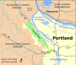 Archivo:Forest Park in Portland.location map
