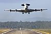 French E-3F Airborne Warning and Control System aircraft takes off from Avord, France.jpg