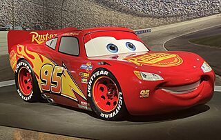 Lightning McQueen Petersen Automotive Museum 2024.jpg